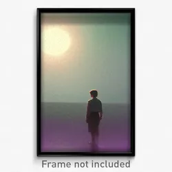 Pixel Art Poster - Muted Province (8 Bit Psychedelic Trippy Video Game Print)