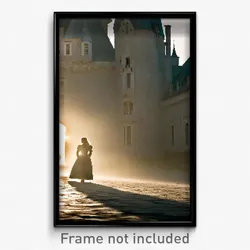 Pixel Art Poster - Barren Chateau (8 Bit Psychedelic Trippy Video Game Print)