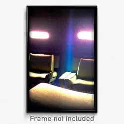 Pixel Art Poster - Uncommon Seat (8 Bit Psychedelic Trippy Video Game Print)