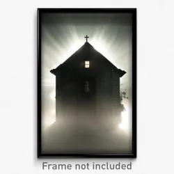 Pixel Art Poster - Mysterious Safehouse (8 Bit Psychedelic Video Game Print)