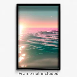 Pixel Art Poster - Sentimental Ocean (8 Bit Psychedelic Trippy Video Game Print)