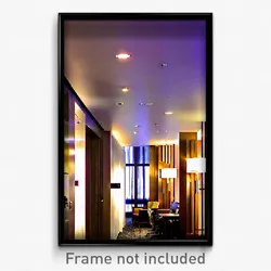 Pixel Art Poster - Modern Hotel (8 Bit Psychedelic Trippy Video Game Print)