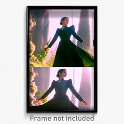 Pixel Art Poster - Graceful Ego Exploration (8 Bit Psychedelic Video Game Print)