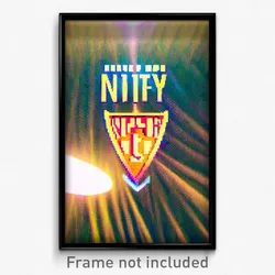 Pixel Art Poster - Nifty Chantry (8 Bit Psychedelic Trippy Video Game Print)