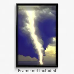 Pixel Art Poster - Enormous Storm (8 Bit Psychedelic Trippy Video Game Print)