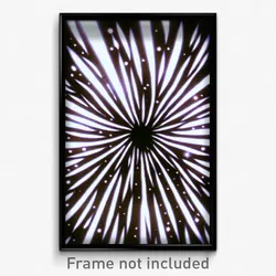 Pixel Art Poster - Frightening Hyperspace (8 Bit Psychedelic Video Game Print)