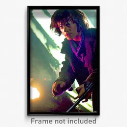 Pixel Art Poster - Grimy Gambit (8 Bit Psychedelic Trippy Video Game Print)