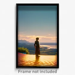 Pixel Art Poster - Neat Vista (8 Bit Psychedelic Trippy Weird Video Game Print)