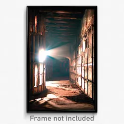 Pixel Art Poster - Grimy Cellar (8 Bit Psychedelic Trippy Video Game Print)