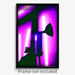 Pixel Art Poster - Purple Spectacle (8 Bit Psychedelic Trippy Video Game Print)