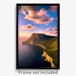 Pixel Art Poster - Cultured Bluff (8 Bit Psychedelic Trippy Video Game Print)