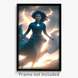 Pixel Art Poster - Imaginative Storm (8 Bit Psychedelic Trippy Video Game Print)