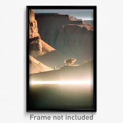 Pixel Art Poster - Outstanding Mesa (8 Bit Psychedelic Trippy Video Game Print)