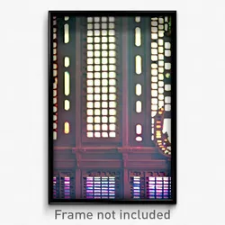 Pixel Art Poster - Old Fashioned Matrix (8 Bit Psychedelic Video Game Print)