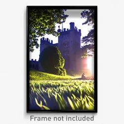 Pixel Art Poster - Gregarious Demesne (8 Bit Psychedelic Video Game Print)