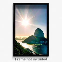 Pixel Art Poster - Giant Rio De Janeiro (8 Bit Psychedelic Video Game Print)