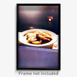 Pixel Art Poster - Old Schnitzel (8 Bit Psychedelic Trippy Video Game Print)