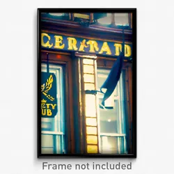 Pixel Art Poster - Accurate Pub (8 Bit Psychedelic Trippy Video Game Print)