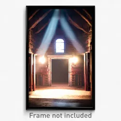 Pixel Art Poster - Lost Cellar (8 Bit Psychedelic Trippy Weird Video Game Print)