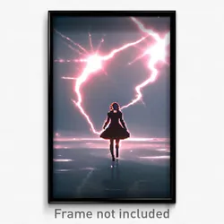 Pixel Art Poster - Polished Storm (8 Bit Psychedelic Trippy Video Game Print)