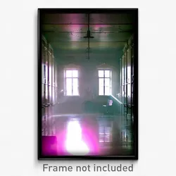 Pixel Art Poster - Insane Asylum (8 Bit Psychedelic Trippy Video Game Print)