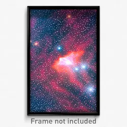 Pixel Art Poster - Different Nebula (8 Bit Psychedelic Trippy Video Game Print)