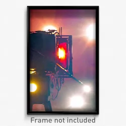 Pixel Art Poster - Thunderous Television (8 Bit Psychedelic Video Game Print)