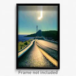 Pixel Art Poster - Wicked Causeway (8 Bit Psychedelic Trippy Video Game Print)