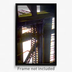 Pixel Art Poster - Noteworthy Port (8 Bit Psychedelic Trippy Video Game Print)