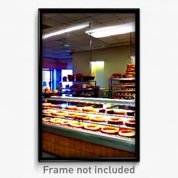 Pixel Art Poster - Accurate Bakery (8 Bit Psychedelic Trippy Video Game Print)
