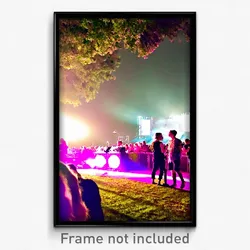 Pixel Art Poster - Well Made Music Festival (8 Bit Psychedelic Video Game Print)