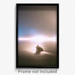 Pixel Art Poster - Basic Backdrifting (8 Bit Psychedelic Video Game Print)