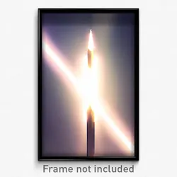 Pixel Art Poster - Artistic Arrowslit (8 Bit Psychedelic Video Game Print)