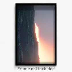 Pixel Art Poster - Drab Fissure (8 Bit Psychedelic Trippy Video Game Print)