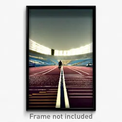 Pixel Art Poster - Tremendous Track (8 Bit Psychedelic Trippy Video Game Print)