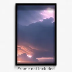 Pixel Art Poster - Neglected Storm (8 Bit Psychedelic Trippy Video Game Print)