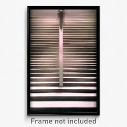 Pixel Art Poster - Perfect Stair (8 Bit Psychedelic Trippy Video Game Print)