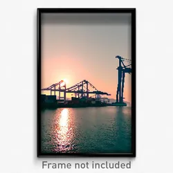 Pixel Art Poster - Standard Port (8 Bit Psychedelic Trippy Video Game Print)