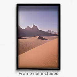 Pixel Art Poster - Drab Desert (8 Bit Psychedelic Trippy Weird Video Game Print)