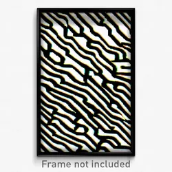 Pixel Art Poster - Zigzag Respite (8 Bit Psychedelic Trippy Video Game Print)