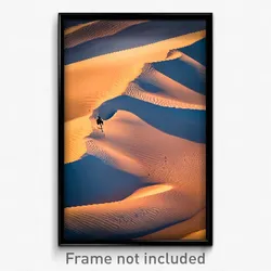 Pixel Art Poster - Stupendous Sands (8 Bit Psychedelic Trippy Video Game Print)