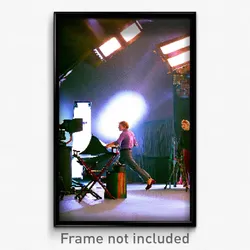 Pixel Art Poster - Exotic Movie Studio (8 Bit Psychedelic Video Game Print)