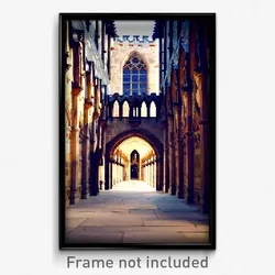 Pixel Art Poster - Treasured Cloister (8 Bit Psychedelic Video Game Print)