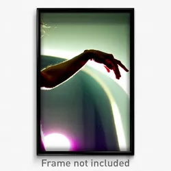 Pixel Art Poster - Perfect Arm (8 Bit Psychedelic Trippy Weird Video Game Print)