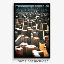 Pixel Art Poster - Humble Boneyard (8 Bit Psychedelic Trippy Video Game Print)