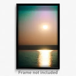 Pixel Art Poster - Calm Rise (8 Bit Psychedelic Trippy Weird Video Game Print)
