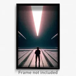 Pixel Art Poster - Bleak Hyperspace (8 Bit Psychedelic Trippy Video Game Print)