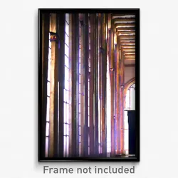 Pixel Art Poster - Cultured Scriptorium (8 Bit Psychedelic Video Game Print)