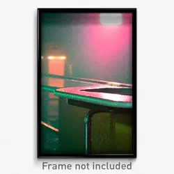 Pixel Art Poster - Damp Bar (8 Bit Psychedelic Trippy Weird Video Game Print)