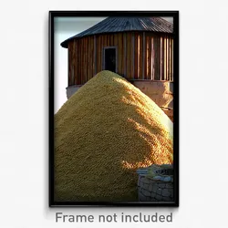 Pixel Art Poster - Droopy Granary (8 Bit Psychedelic Trippy Video Game Print)